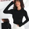 Women's Solid Color Hooded Yoga Sports Sweatshirt